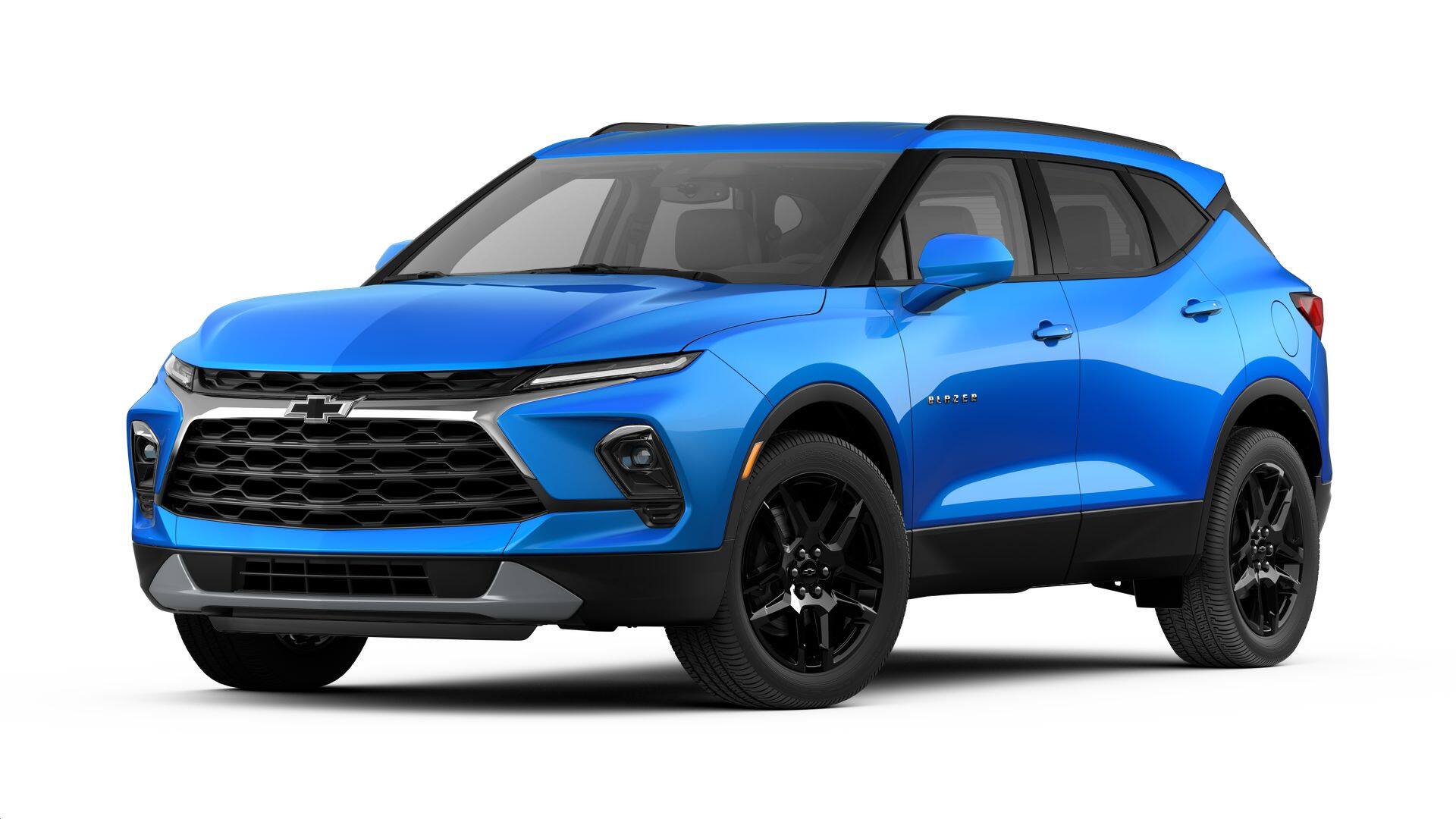 2026 Chevrolet Blazer 2LT in Riptide Blue Metallic — front three-quarter view