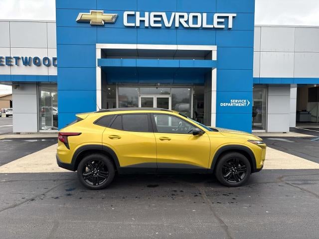 2024 Chevrolet Trax ACTIV in Nitro Yellow Metallic — front three-quarter view